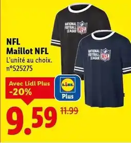 Lidl Lidl - nfl maillot offre