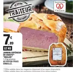 E.Leclerc Express Jambon supérieur en croûte muller offre