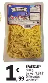 E.Leclerc Express Spaetzle offre
