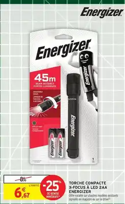Intermarché Express Energizer - torche compacte x-focus led zaa offre