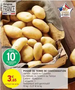 Intermarché Express Pomme de terre de consommation offre