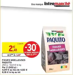 Intermarché Express Paquito - figues moelleuses offre