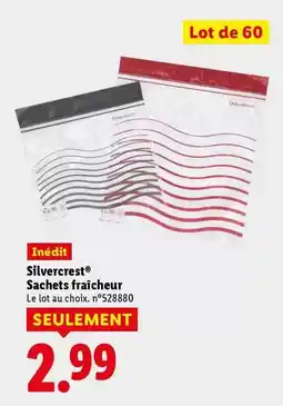 Lidl Sachets fraicheur offre