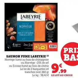 U Express Labeyrie - saumon fume offre