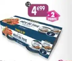 Maximo 2 boîtes de paté de foie offre