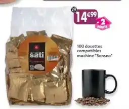 Maximo Paquet de 100 dosettes classico compatibles senseo offre