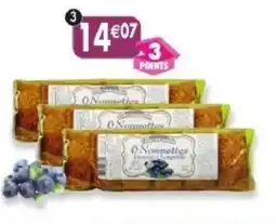 Maximo Lot de 3 paquets de 6 nonnettes au miel fourrées myrtille offre