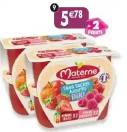 Maximo Lot de 2 x 4 pots de compotes duo pomme fraise pomme framboise sans sucres ajoutés offre