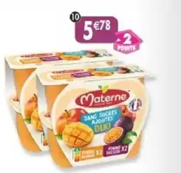 Maximo Lot de 2x4 pots de compotes duo pomme mangue pomme passion sans sucres ajoutés offre