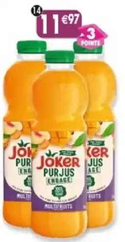 Maximo Lot de 3 bouteilles de joker pur jus multifruits offre