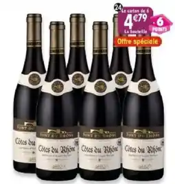Maximo Côtes du rhône pont du rhône, le carton de 6 bouteilles offre