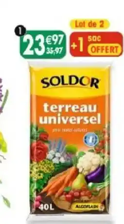 Maximo Lot de 2 sacs de terreau universel offre