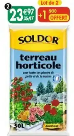 Maximo Lot de 2 sacs de terreau horticole offre