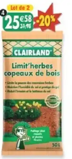 Maximo Lot de 2 sacs de copeaux de bois naturel offre