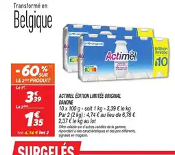 Netto ACTIMEL Édition limitée original danone offre