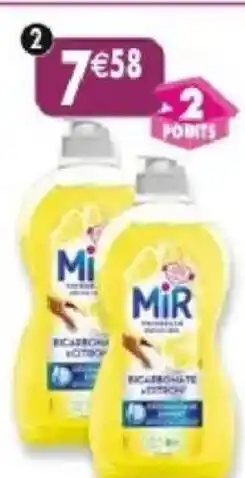 Maximo Lot de 2 liquides vaisselle bicarbonate et citron offre