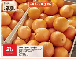 Netto Orange à dessert et/ou à jus offre