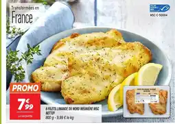 Netto NETTO 8 filets limande du nord meunière msc offre