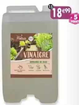 Maximo Vinaigre pour jardin 6°. offre