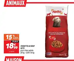 Netto NETTO Croquettes au boeuf offre