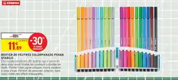 Intermarché STABILO Boitier 20 feutres colorparade pen68 offre