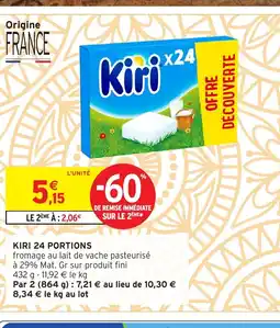 Intermarché Hyper KIRI 24 portions offre