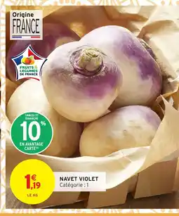 Intermarché Hyper Navet violet offre