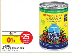 Intermarché Hyper LE PHARE DU CAP BON Harissa offre