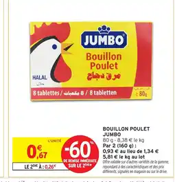 Intermarché Hyper JUMBO Bouillon poule offre