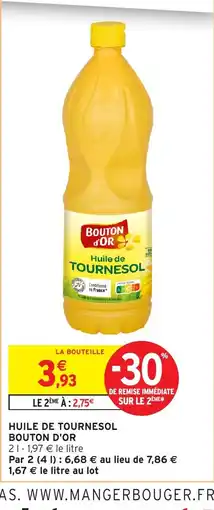 Intermarché Hyper BOUTON D'OR Huile de tournesol offre