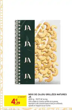 Intermarché Hyper JA Noix de cajou grillées natures offre