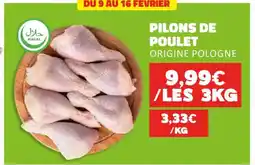 Hmarket Pilons de poulet offre