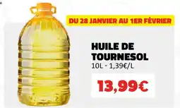 Hmarket Huile de tournesol offre