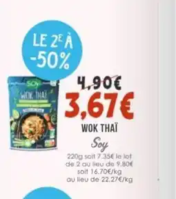 Naturalia SOY Wok thaï offre