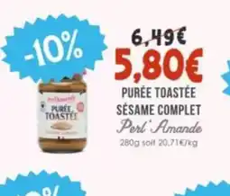 Naturalia PERL AMANDE Purée toastée sésame complet offre