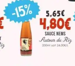 Naturalia AUTOUR DU RIZ Sauce nems offre