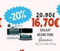 Naturalia GRANIONS Shilajit résine pure offre