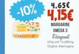 Naturalia VITAQUELL Margarine omega 3 offre