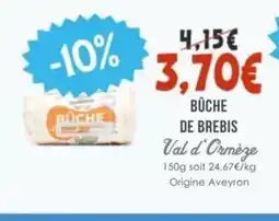 Naturalia VAL D'ORMÈZE Bûche de brebis offre