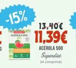 Naturalia SUPERDIET Acérola 500 offre
