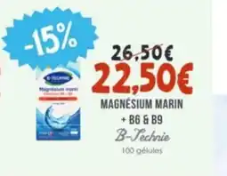 Naturalia B-TECHNIE Magnesium marin + b6 & b9 offre