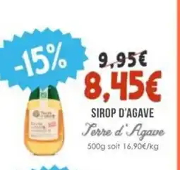 Naturalia TERRE D"AGAVE Sirop d'agave offre
