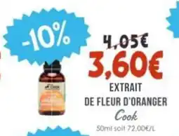 Naturalia COOK Extrait de fleur d'oranger offre