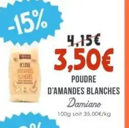 Naturalia DAMIANO Poudre d'amandes blanches offre