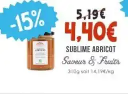 Naturalia SAVEUR & FRUITS Sublime abricot offre