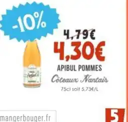 Naturalia CÔTEAUX NANTAIS Apibul pommes offre