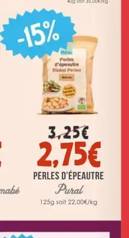 Naturalia PURAL Perles d'épeautre offre