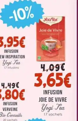 Naturalia YOGI TEA Infusion joie de vivre offre