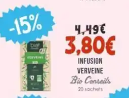 Naturalia BIO CONSEILS Infusion verveine offre