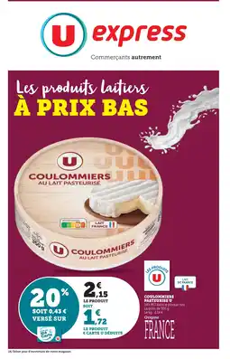 U Express U Coulommiers pasteurise offre